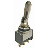 IP67 Rated Knurled Toggle Switch from NKK