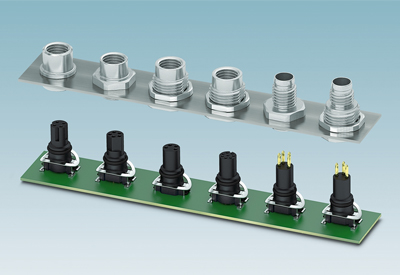 D-coded M8 device connectors – Data transmission for Ethernet and PROFINET