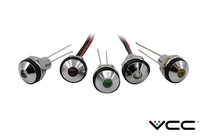 VCC’s IP67-rated Panel Mount Indicators Designed for Harsh Environments