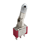Miniature Toggle Switch from C&K Features Never Slip Grip