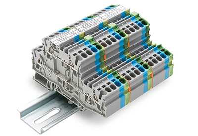 TOPJOB S Double-Deck Terminal Blocks With Easy Vertical Conductor Entries