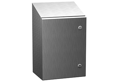 Hammond: Type 4X Stainless Steel Wallmount Enclosure w/ Sloped Top