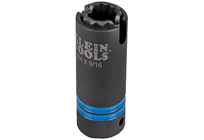 Klein Tools Introduces Slotted Impact Socket Featuring Patent-Pending Design to Tighten and Loosen Most Hot-Line Clamps