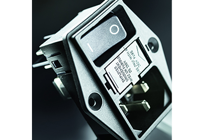 SCHURTER: Most Compact Power Entry Module Now With Side Flange Mounting