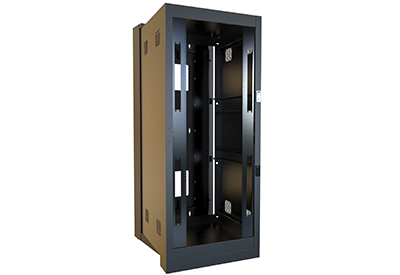 Hammond Manufacturing: Swing-Out Sectional Floor/ Wall Mount Rack Cabinet