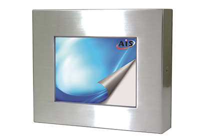 AIS Pro: 8.4″, 800 x 600 SVGA, Fully Sealed Stainless Steel Monitor with Five-Wire Resistive Touchscreen and VGA Port