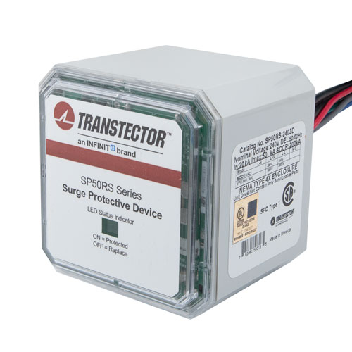Space-Saving AC Panel Surge Protectors from Transtector 