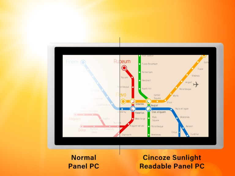 Cincoze Sunlight-Readable Industrial Panel PCs