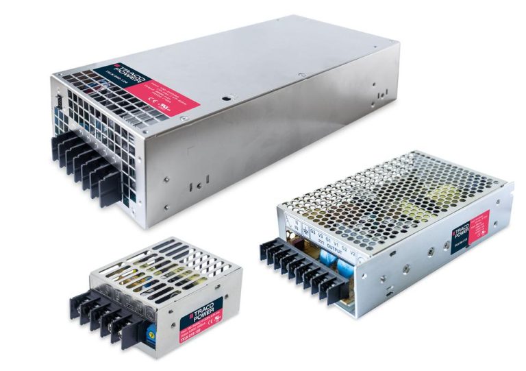 Traco Power Metal Enclosed AC/DC Power Supplies from 18 to 960 Watt