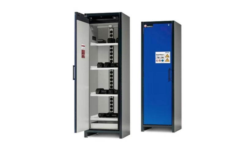 DENIOS: Lithium-Ion Battery Charging and Storage Cabinets
