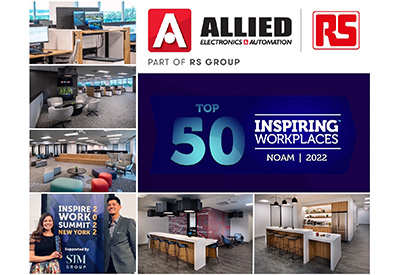 Allied Electronics & Automation Named One of the Most Inspiring Workplaces in North America