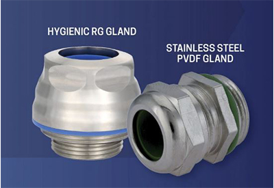 Sealcon: Hygienic RG Glands and Stainless Steel PVDF Glands