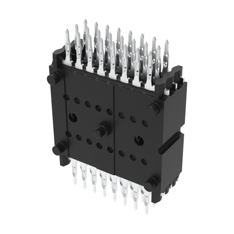 Interplex: Stackable Multi-Row Board-to-Board Connector Products Offer Flexibility