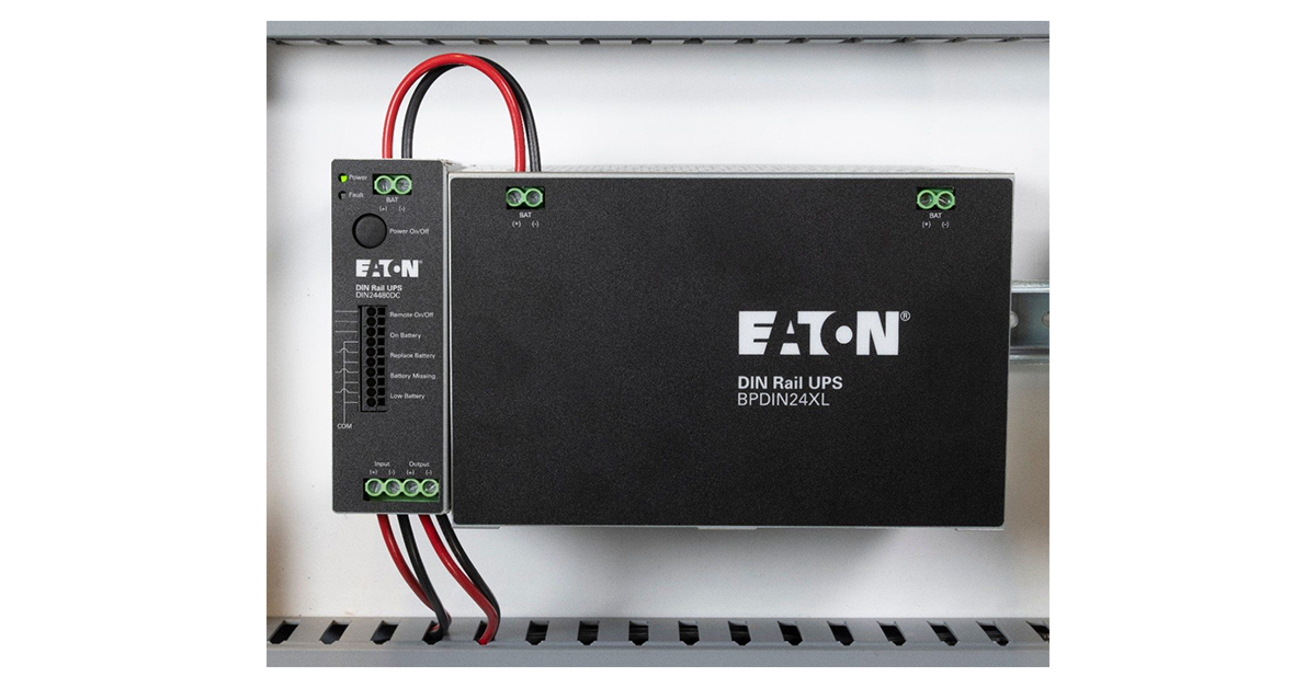 Eaton DIN Rail Industrial Uninterruptible Power Supply (UPS) Panel Builder US