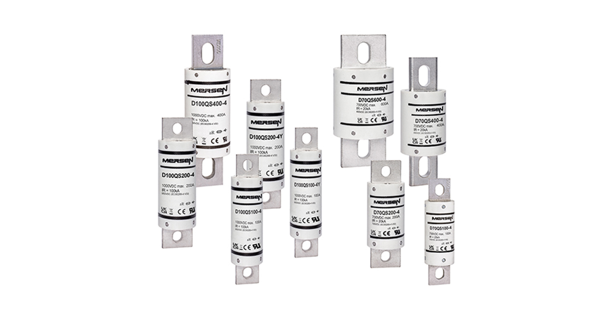 Mersen Introduces DQS Series FastActing DC Fuses Panel Builder US