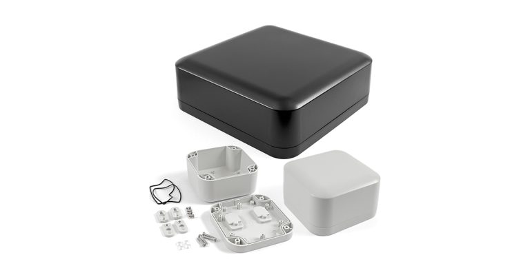 Online Components: 1557 Series Type 4/4X, 6/6P Polycarbonate and ABS Plastic Enclosures from Hammond Manufacturing