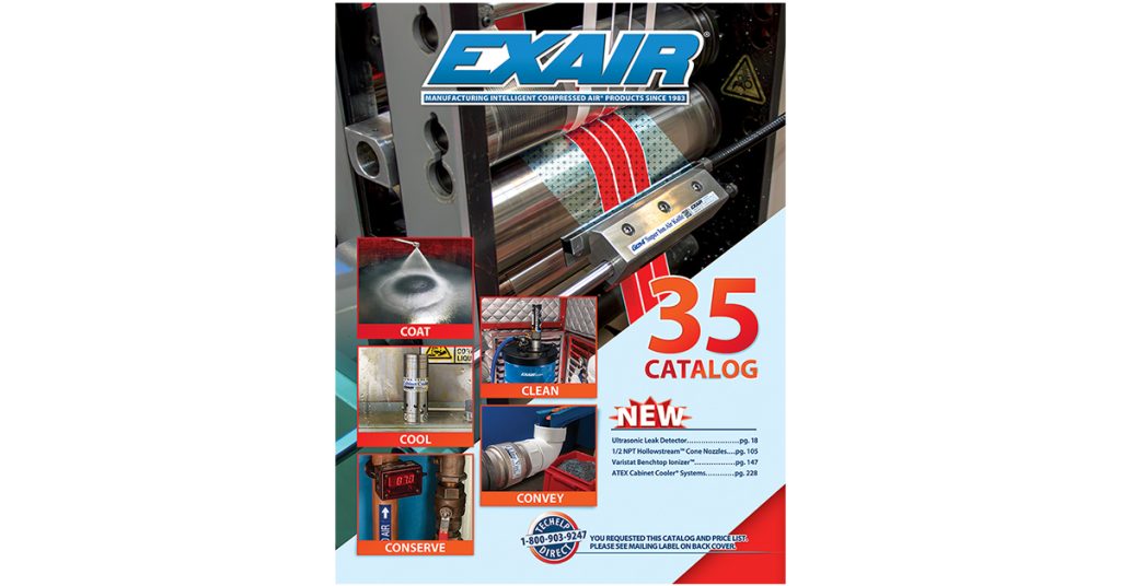 EXAIR’s New Catalog 35 Features New Products, Standards and Information