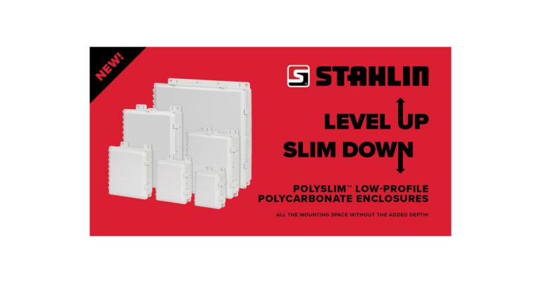 Stahlin: PolySlim Low-Profile Electrical Enclosures – Cutting-Edge Sizes in Polycarbonate for OEMs and Installers