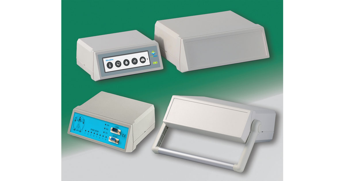 OKW: MOTEC Compact Desktop/Portable Instrument Enclosures, Now With Sloping Front