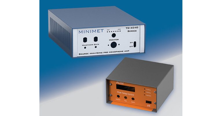 METCASE: Compact MINIMET Instrument Enclosures Can Be Specified in Custom Versions