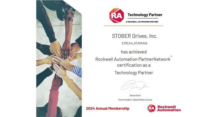 STOBER is a Proud Rockwell Automation Partner