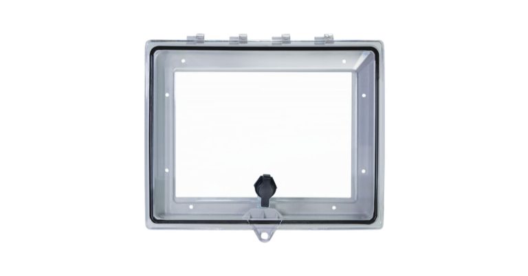 Stahlin Enclosures: New SolarShield HMI Clear Cover Enables Excellent Visibility Even When the Cover Is Closed and Locked