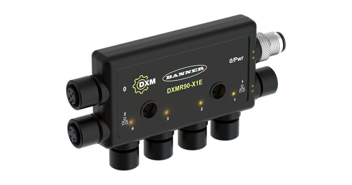 Banner Engineering: DXMR90-X1E Controller – Ethernet Pass-Through ...