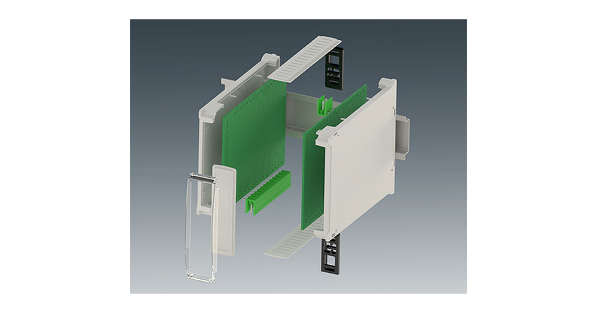 OKW: New RAILTEC BP M22 Enclosures for Individual DIN Rail Devices