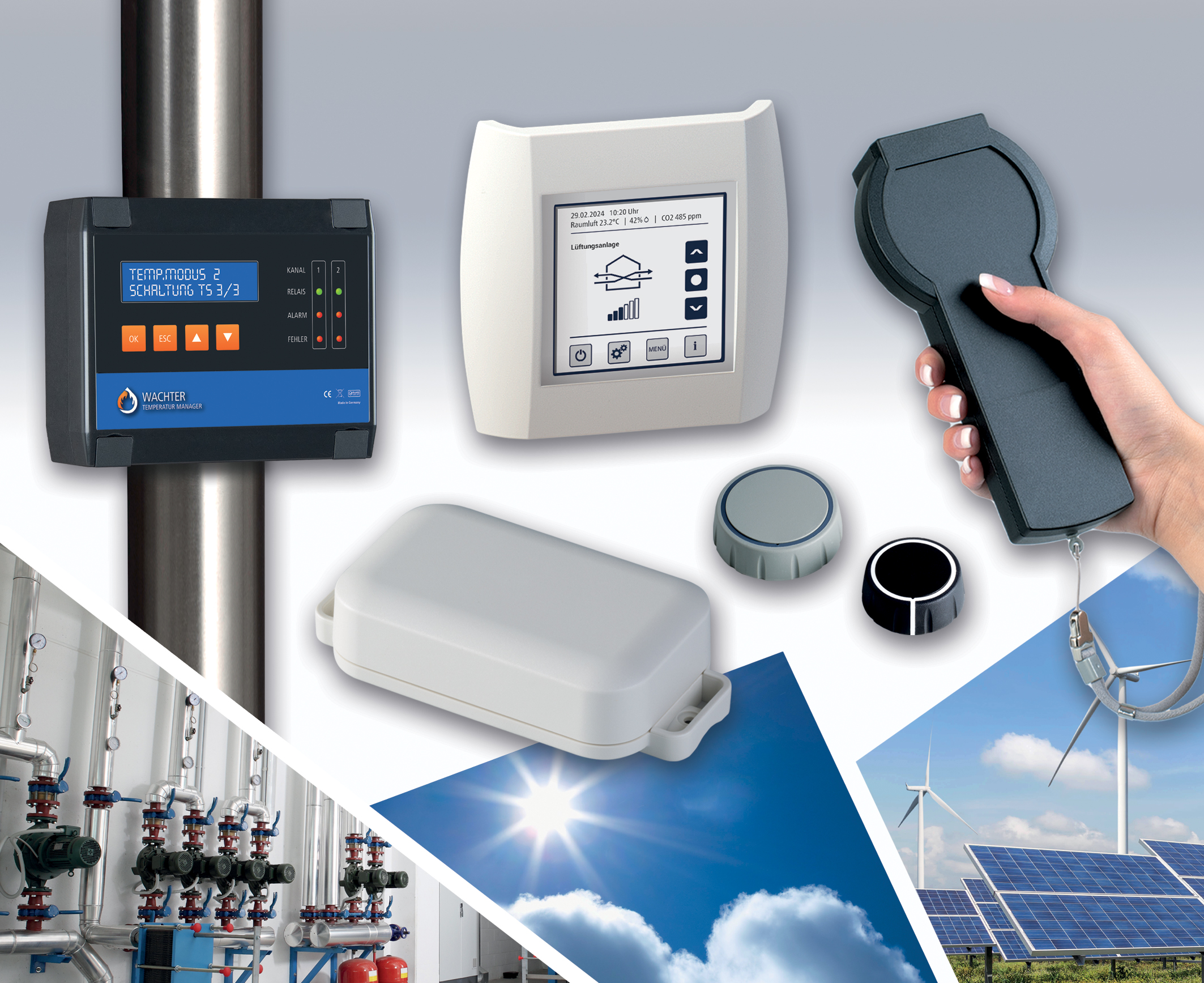 OKW enclosures and knobs