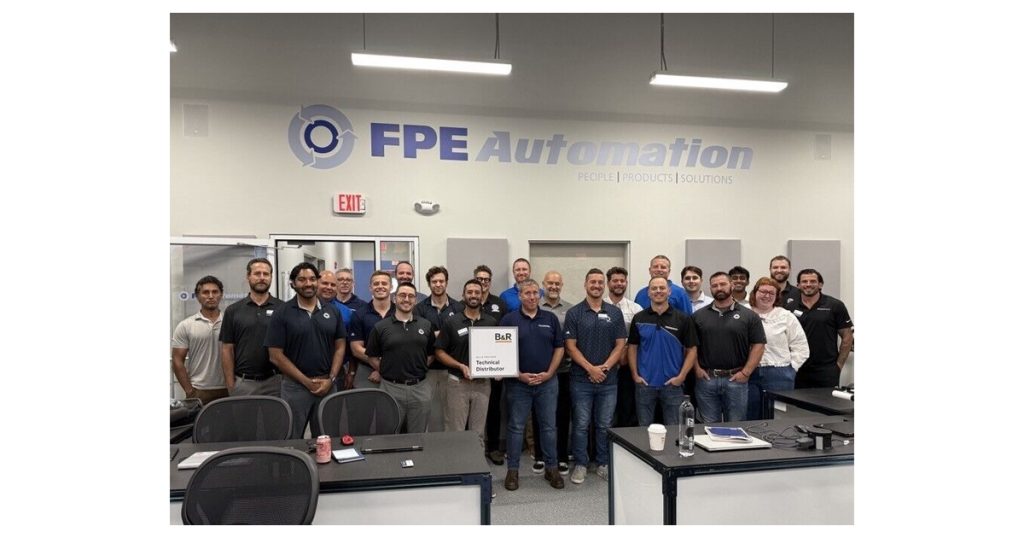 B&R Welcomes FPE Automation as Value Provider