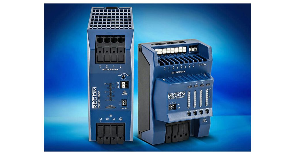 AutomationDirect: RECOM Power RACPRO1 Series Power Supplies and Circuit Protectors