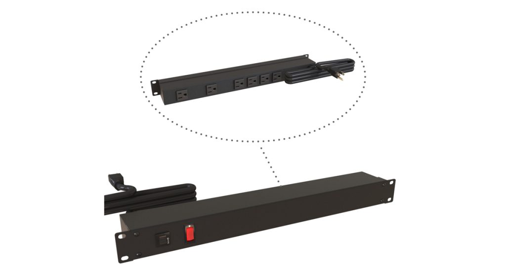 Hammond Manufacturing: 1583 Series Rack Mount Basic PDU