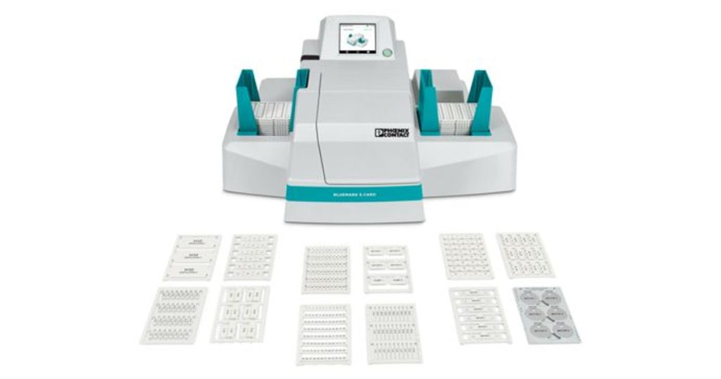 Phoenix Contact: BLUEMARK E.CARD UV Inkjet Printer Makes Labeling Fast and Easy