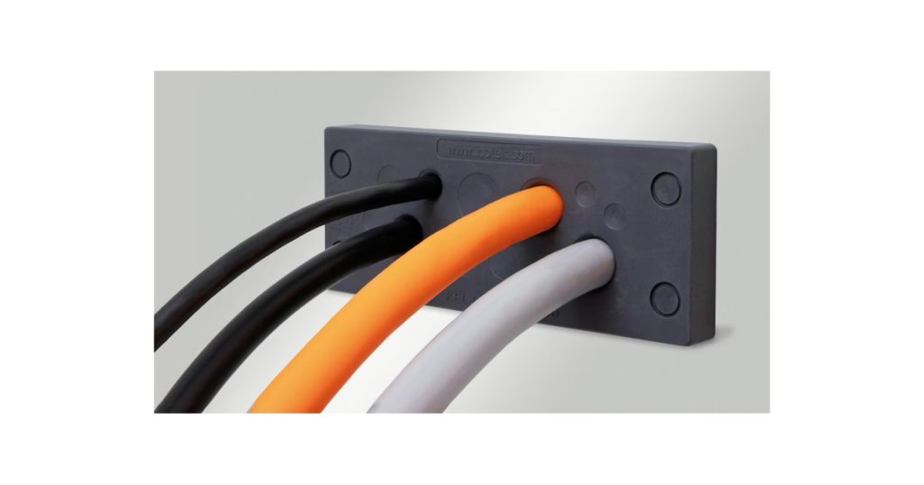 icotek: KEL-DPU-OD Multi-Membrane Cable Entry Plates for Extreme Conditions, Pluggable/IP66/IP68/UL Type 12/4X