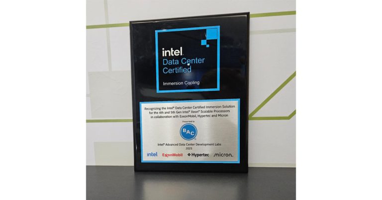 BAC’s Immersion Cooling Tank Data Center Certification