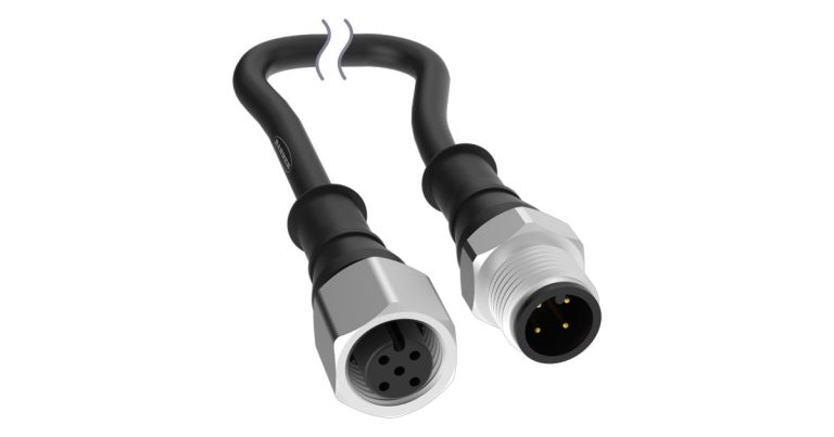 Banner Engineering: M12 Double-Ended Cordsets with Stainless Steel Coupling Nuts