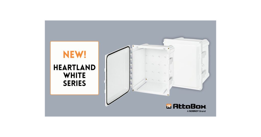 AttaBox Enclosures: Heartland White Series - Durable Polycarbonate Enclosures with Clean Aesthetics