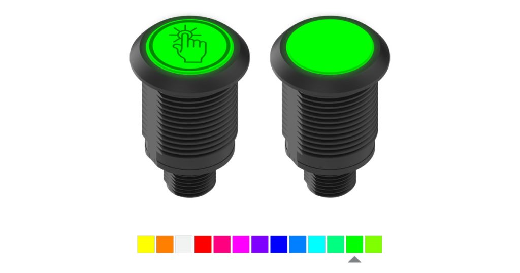 Banner Engineering: Flush-Mount S22 Programmable Indicators and Touch Buttons Now Offer IO-Link and Modbus Communication