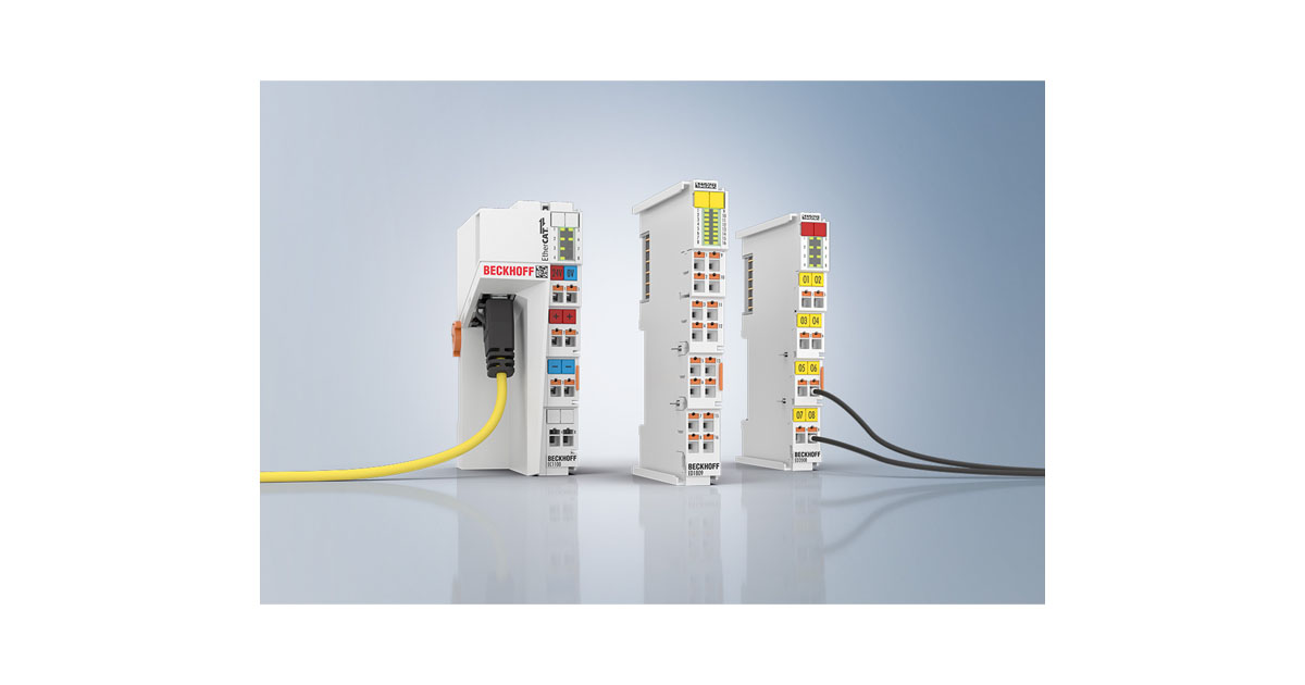 Beckhoff: ED Series Seamlessly Optimized EtherCAT Terminals Provide a ...