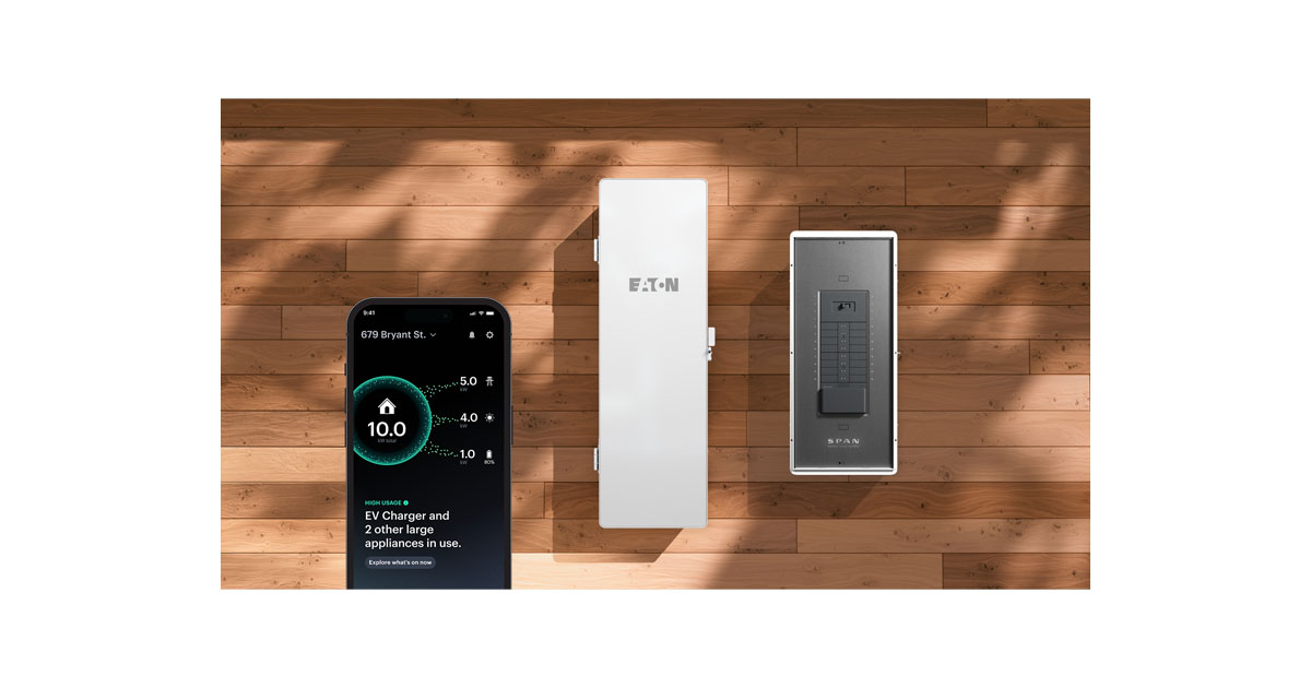 Eaton and SPAN Establish Strategic Partnership to Transform How Power Is Managed in Homes and Further Enable Affordable Electrification