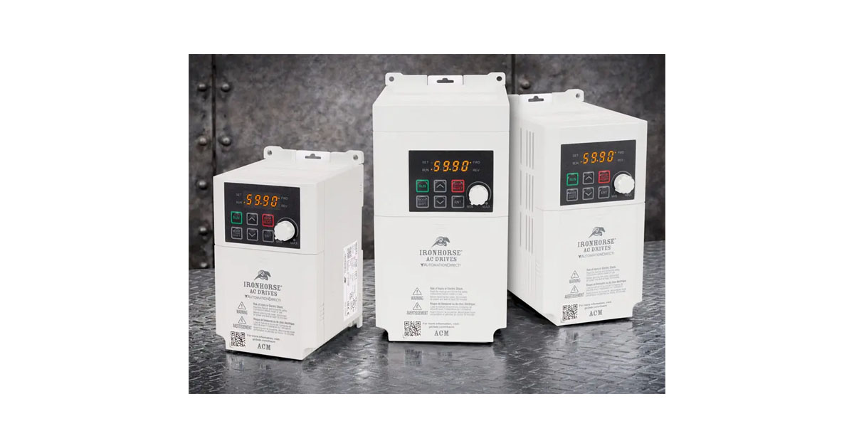AutomationDirect: IronHorse ACM Series AC Drives and ACN EtherCAT Communications Module