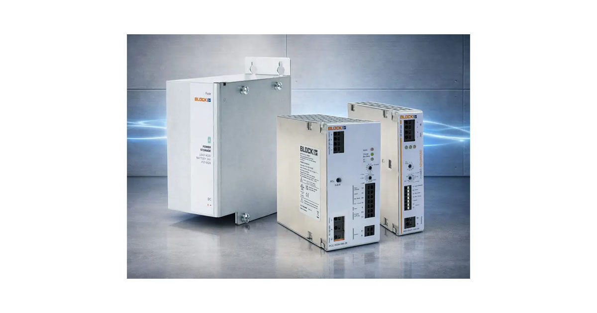 AutomationDirect: BLOCK Power Advanced Series Power Supplies with Battery Control / UPS and More