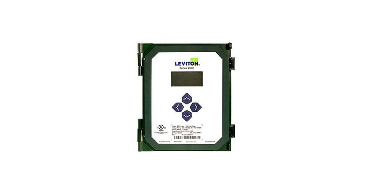 Leviton: VerifEye Series 2500 Submeter - A Scalable, Field-Programmable Energy Monitoring Solution Leviton: VerifEye Series 2500 Submeter – A Scalable, Field-Programmable Energy Monitoring Solution