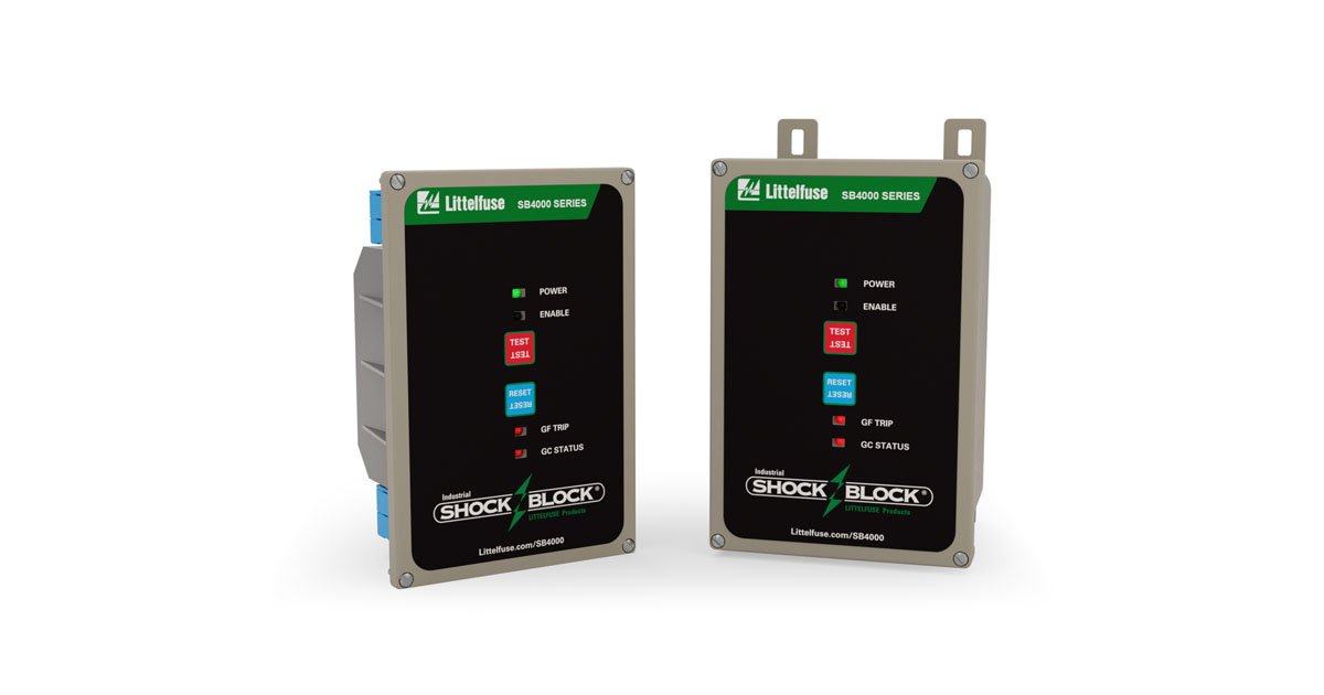 Littelfuse: SB4000 Expands Shock Block Ground-Fault Circuit Interrupter (GFCI) Series Littelfuse: SB4000 Expands Shock Block Ground-Fault Circuit Interrupter (GFCI) Series