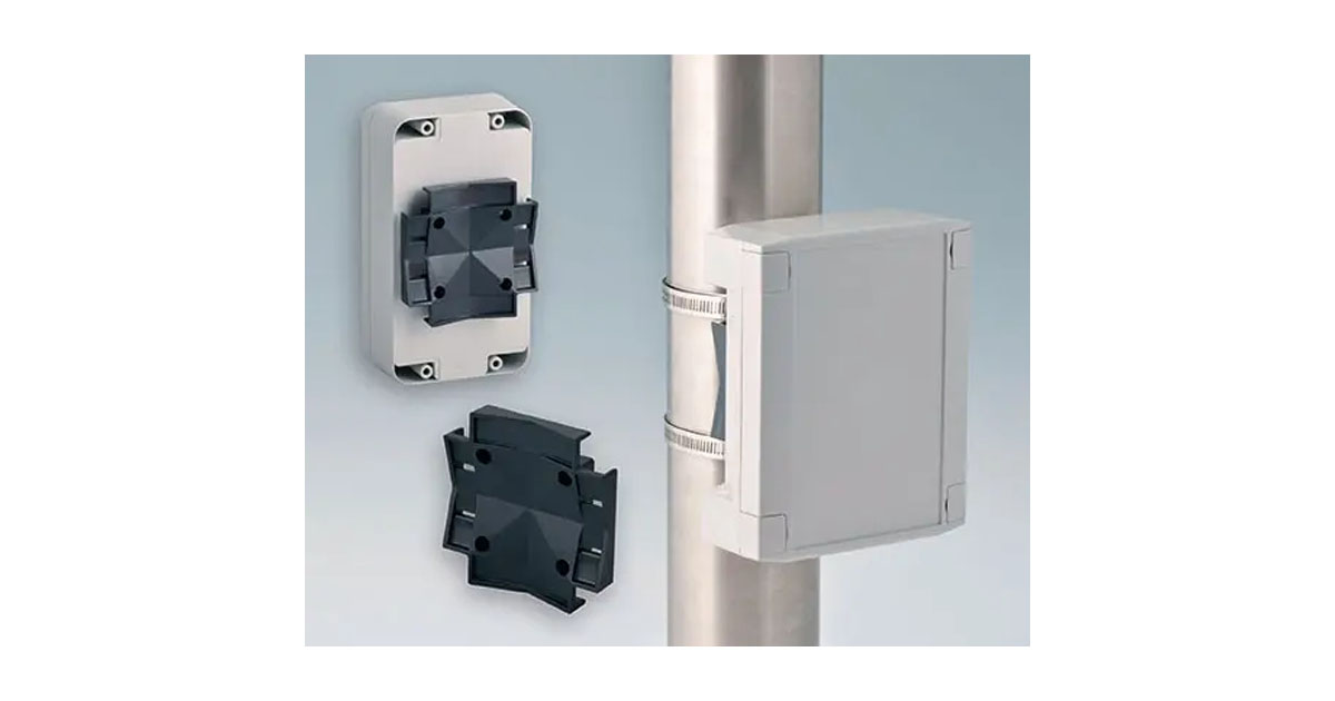 OKW Enclosures: Pole/Mast Mounting Bracket For Enclosures – Indoors/Outdoors