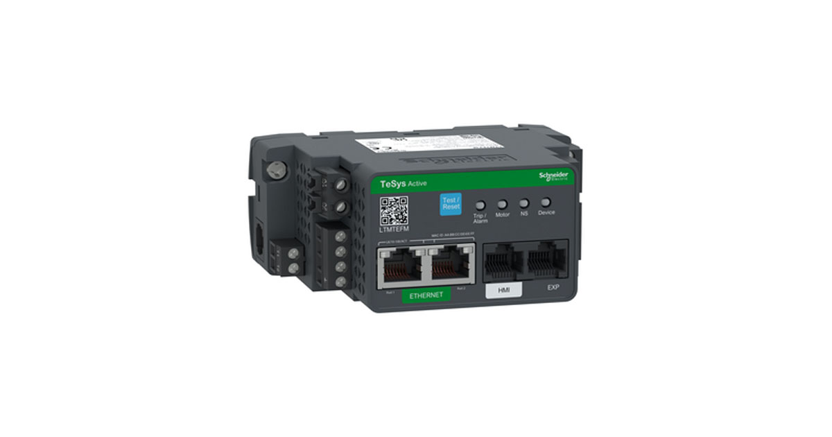 Schneider Electric: TeSys Tera Next-Generation Motor Management System for Industrial Applications