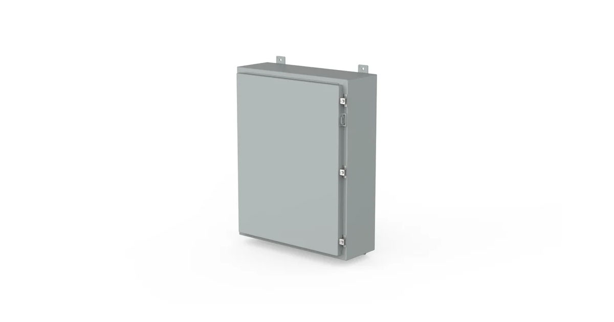 nVent Hoffman: Continuous Hinge with Clamps, Type 4 Enclosure Enhancement