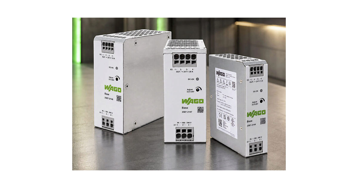 AutomationDirect: WAGO Base Series Single-Phase Power Supplies AutomationDirect: WAGO Base Series Single-Phase Power Supplies