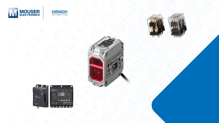 Authorized Distributor Mouser Electronics Stocking the Latest Products and Solutions from Omron Industrial Automation
