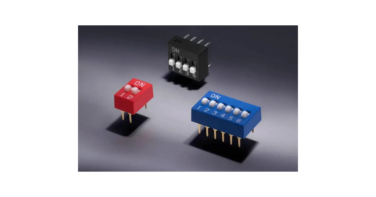 SCHURTER: DSTH Standard Profile and 2.54 mm Pitch THT DIP Switch SCHURTER: DSTH Standard Profile and 2.54 mm Pitch THT DIP Switch